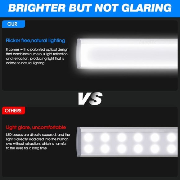 3 Pack Rechargeable 30 LED motion Sensor Light Cool White Color - Picture 8 of 11